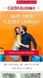 Mobile Screenshot of cadeaubox.be